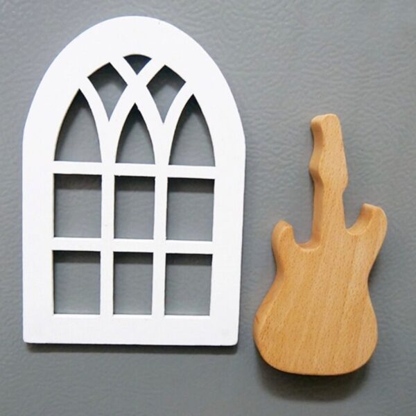 Cute Guitar Wooden Bottle Opener