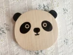 Cute Wooden Panda Coasters Gifts for Mom