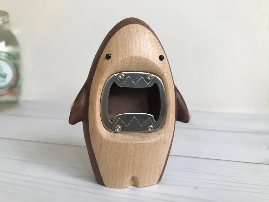 Wood Shark Bottle Opener