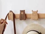 Wooden Animals Hooks for Wall, Wood Wall Hanger Hat