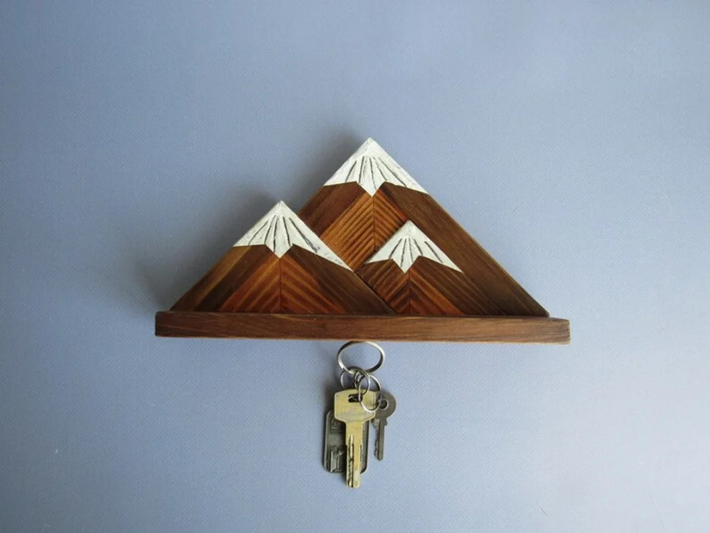 Mountain key holder/ Key hanger for wall/ Key hook