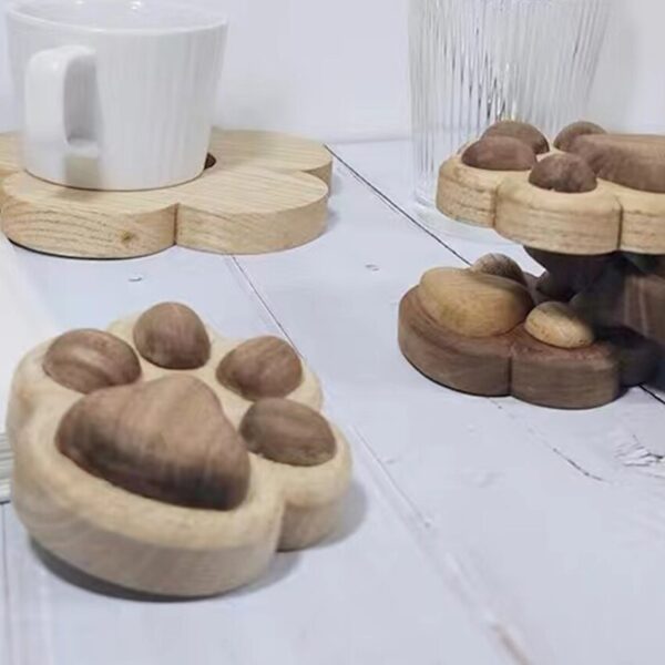 Cute Wooden Paw Bottle Opener