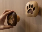 Wooden Dog Paw Hooks for Wall,Towel, Bag Purse Wood Hooks