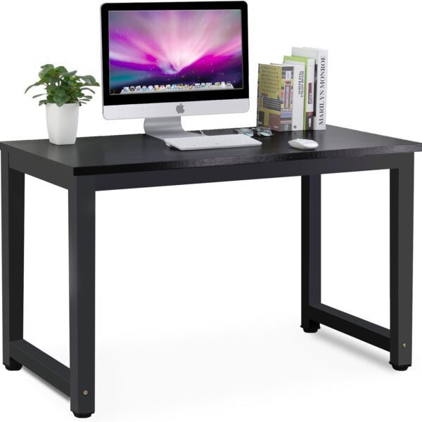 Computer Desk, 47 inch Modern Simple Office Desk Computer Table Study Writing Desk