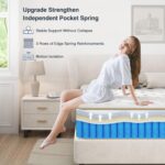 King Size Mattress, Upgrade Strengthen Firm 14 Inch Hybrid King Mattress in A Box