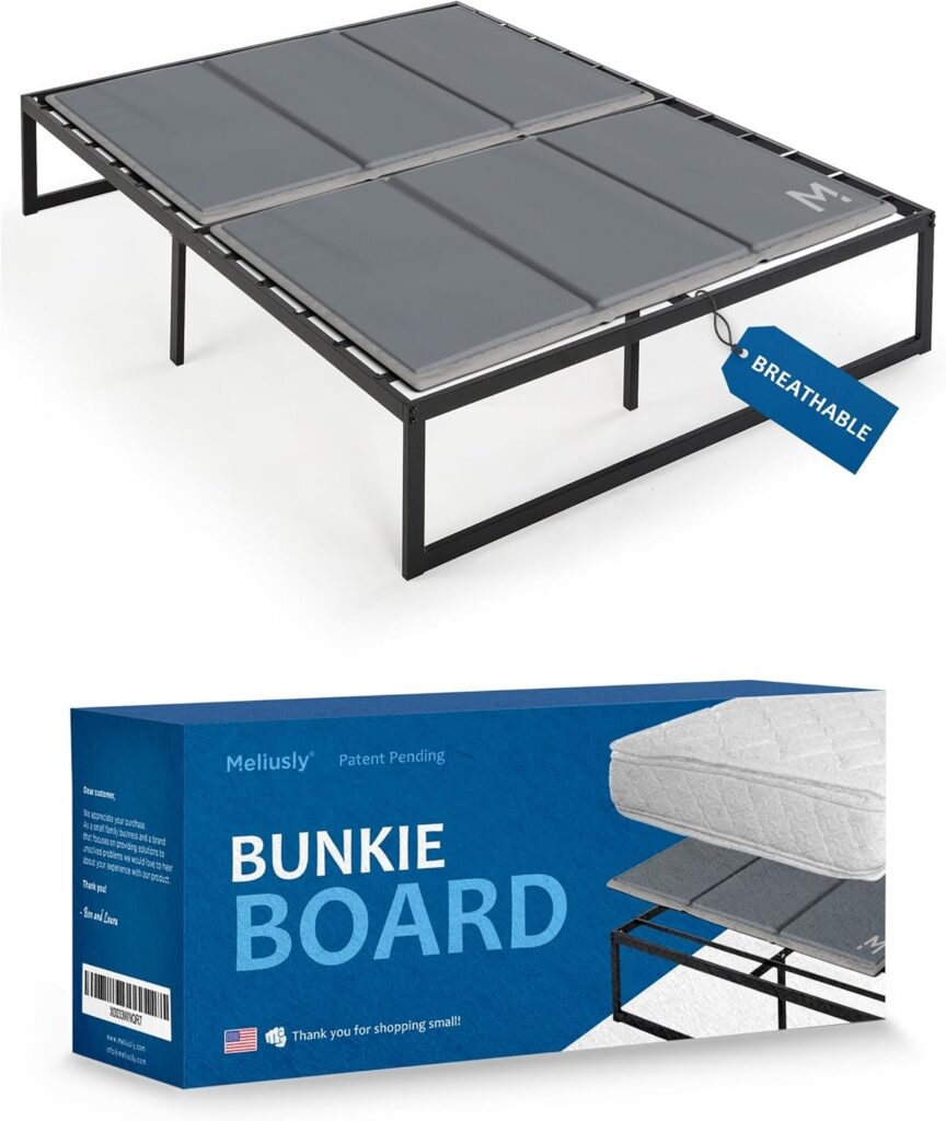 10mm Bunkie Board Queen Size (60x80'') Bed Boards for Under Mattress Support Moisture Reisistant Queen Size