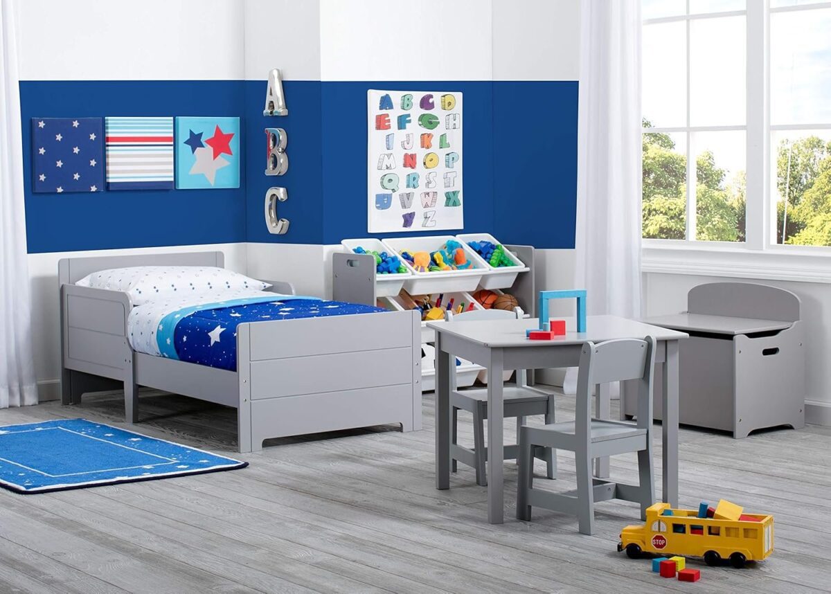 Children MySize Kids Wood Table and Chair Set (2 Chairs Included) - Ideal for Arts & Crafts 3 Piece Set