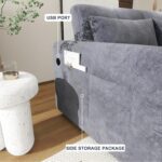 4-in-1 Convertible L Shaped Couch with Pull Out Bed and Storage